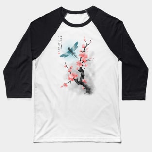 Ink Dragonfly Baseball T-Shirt